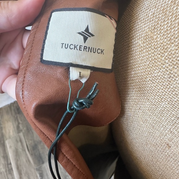 Tuckernuck Chestnut Leather Top - Picture 5 of 5